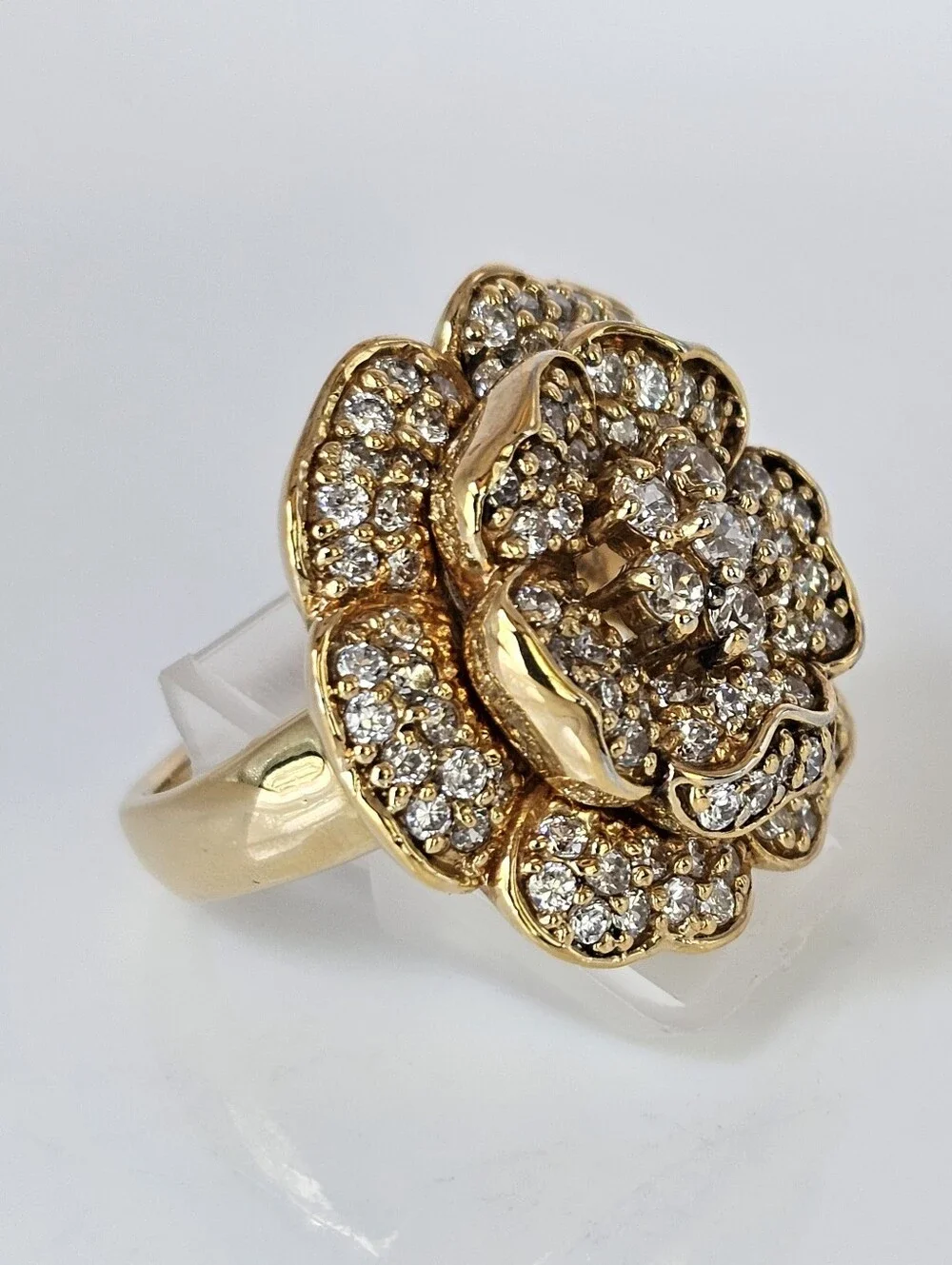Vintage 3D Ross Simons 18K Vermeil Ring Size 8.5-9